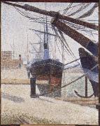Georges Seurat The Harbour at Honfleur USA oil painting artist